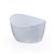 Mini Cachepot Oval Branco - Oldaniplast - Imagem 1
