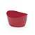 Mini cachepot Oval Vermelho - Oldaniplast - Imagem 1