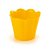 Cachepot Flor Amarelo - Oldaniplast - Imagem 1