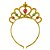 Tiara Princesa Dourada 1Un - Bazar Importado - Imagem 1