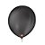Balão 11 Liso Redondo Preto Ébano 25un - São Roque - Imagem 1