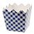 Cachepot Xadrez Azul 8un - Silver - Imagem 1