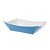 Bandeja Papel Dobrável 14,5Cm Azul Bebê 10un - Silver - Imagem 1