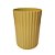 Vaso Decorativo Canelado Dourado - Tasil - Imagem 1