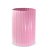 Vaso Decorativo Canelado Rosa Bebê - Tasil - Imagem 1
