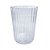 Vaso Decorativo Canelado Transparente - Tasil - Imagem 1