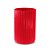 Vaso Decorativo Canelado Vermelho - Tasil - Imagem 1