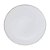 Prato Refeição Branco Com Prata 26cm 6un - Silver - Imagem 1