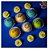 Kit Carimbos Astronauta Rosa Bebê 2cm 7 Peças - Blue Star - Imagem 2