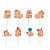 Picks Para Doces Capivara 8un - Regina - Imagem 1