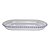 Bandeja Oval Pérola Grande Transparente - Lsc Toys - Imagem 1