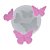 Molde de Silicone Trio de Borboletas 402 - Flexarte - Imagem 1