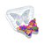 Molde de Silicone Borboleta Média Florida 970 - Flexarte - Imagem 1