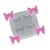 Molde de Silicone Quarteto de Lacinhos Biskra 373 - Flexarte - Imagem 1
