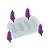 Molde de Silicone Quarteto de Florzinhas de Alfazema Pequenas 938 - Flexarte - Imagem 1