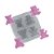 Molde de Silicone Ursinhos Laylah 569 - Flexarte - Imagem 1