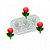 Molde de Silicone Trio de Rosinhas Madelyn 898 - Flexarte - Imagem 1