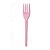 Garfo Sobremesa Rosa Candy 50un - Trik Trik - Imagem 1
