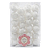 Forminha Botão de Rosa Branco/Branco 24un - Decora Doces - Imagem 1