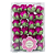 Forminha Botão de Rosa Pink 24un - Decora Doces - Imagem 1