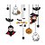 Decoração de Pendurar Ícones Halloween Infantil - Regina - Imagem 1