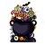 Decoração Rígida Caldeirão de Doces Halloween Infantil - Regina - Imagem 1