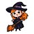 Personagem Decorativo Bruxinha Halloween Infantil - Regina - Imagem 1