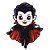 Personagem Decorativo Vampirinho Halloween Infantil - Regina - Imagem 1