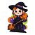 Totem Decorativo Bruxinha Halloween Infantil - Regina - Imagem 1