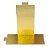 Base Para Doces Retangular Ouro 13x6cm 25un - Stalden - Imagem 1