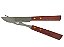 Conjunto Churrasco 2 Peças Garfo E Faca 25cm cabo de madeira - Imagem 3