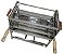 Churrasqueira 100% Aço Inox 430 50x30 Com Pes Dobraveis - Imagem 4