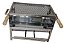Churrasqueira 100% Aço Inox 430 50x30 Com Pes Dobraveis - Imagem 5