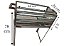 Churrasqueira inox 60cm x 34cm - Imagem 8