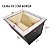 Kit Braseiro Gourmet de Embutir 70x45 com Grill Preto Grelha Argentina e 3 Espetos em Aço Inox - Imagem 3
