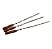 Kit Braseiro Gourmet de Embutir 70x45 com Grill Preto Grelha Argentina e 3 Espetos em Aço Inox - Imagem 7