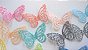 kit borboletas renda com 50 unidades - Imagem 1