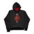 Moletom Canguru Chicago Bulls NBA Logo Time Fechado Preto - Imagem 1