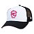 Boné New Era WSL World Surf League 940 A-Frame Trucker Rosa - Imagem 1