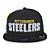 Boné New Era Pittsburgh Steelers 950 Draft Font Aba Reta - Imagem 3
