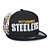 Boné New Era Pittsburgh Steelers 950 Draft Font Aba Reta - Imagem 4