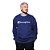 Moletom Champion Felpado Gola Careca Script Logo Azul - Imagem 1