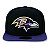 Boné New Era Baltimore Ravens 950 Classic Team NFL Aba Reta - Imagem 3