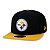 Boné New Era Pittsburgh Steelers 950 Classic Team Aba Reta - Imagem 1