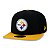 Boné New Era Pittsburgh Steelers 950 Classic Team Aba Reta - Imagem 1