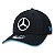 Boné New Era Mercedes-Benz 940 EQ Formula E Aba Curva Preto - Imagem 1