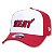 Boné New Era Miami Heat 940 A-Frame NBA Core Double Vermelho - Imagem 1