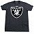 Camiseta Oakland Raiders Basic Logo Cinza - New Era - Imagem 1