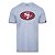 Camiseta New Era San Francisco 49ers Logo Time NFL Cinza - Imagem 1