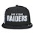 Boné New Era Las Vegas Raiders 950 Draft Font Aba Reta - Imagem 3